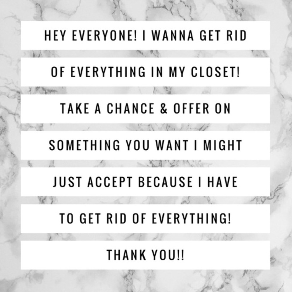 🌹Accepting Reasonable Offers🌹